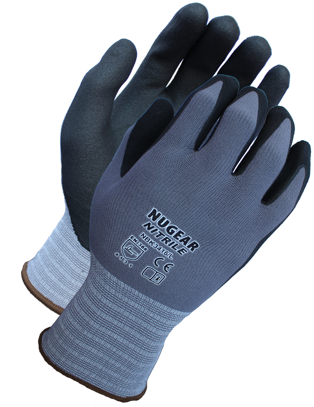 Nugear Nitrile Micro Foam Coated Gloves XS-XL