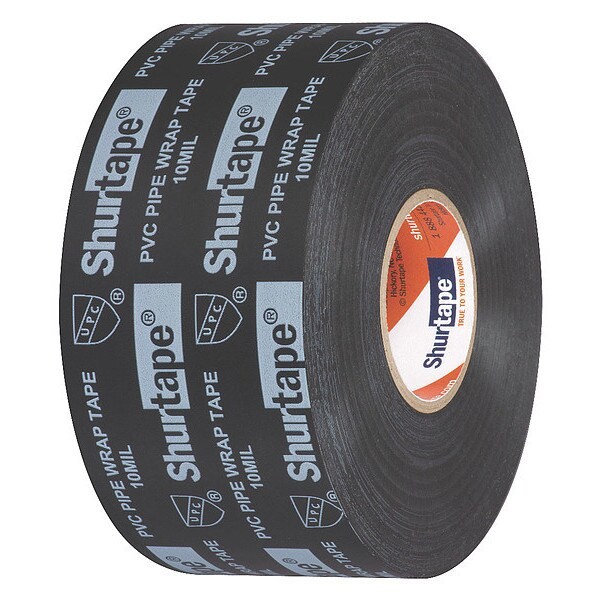 Shurtape Pw 100 Pipe Sealant Tape,Black,Pvc,1199″ L