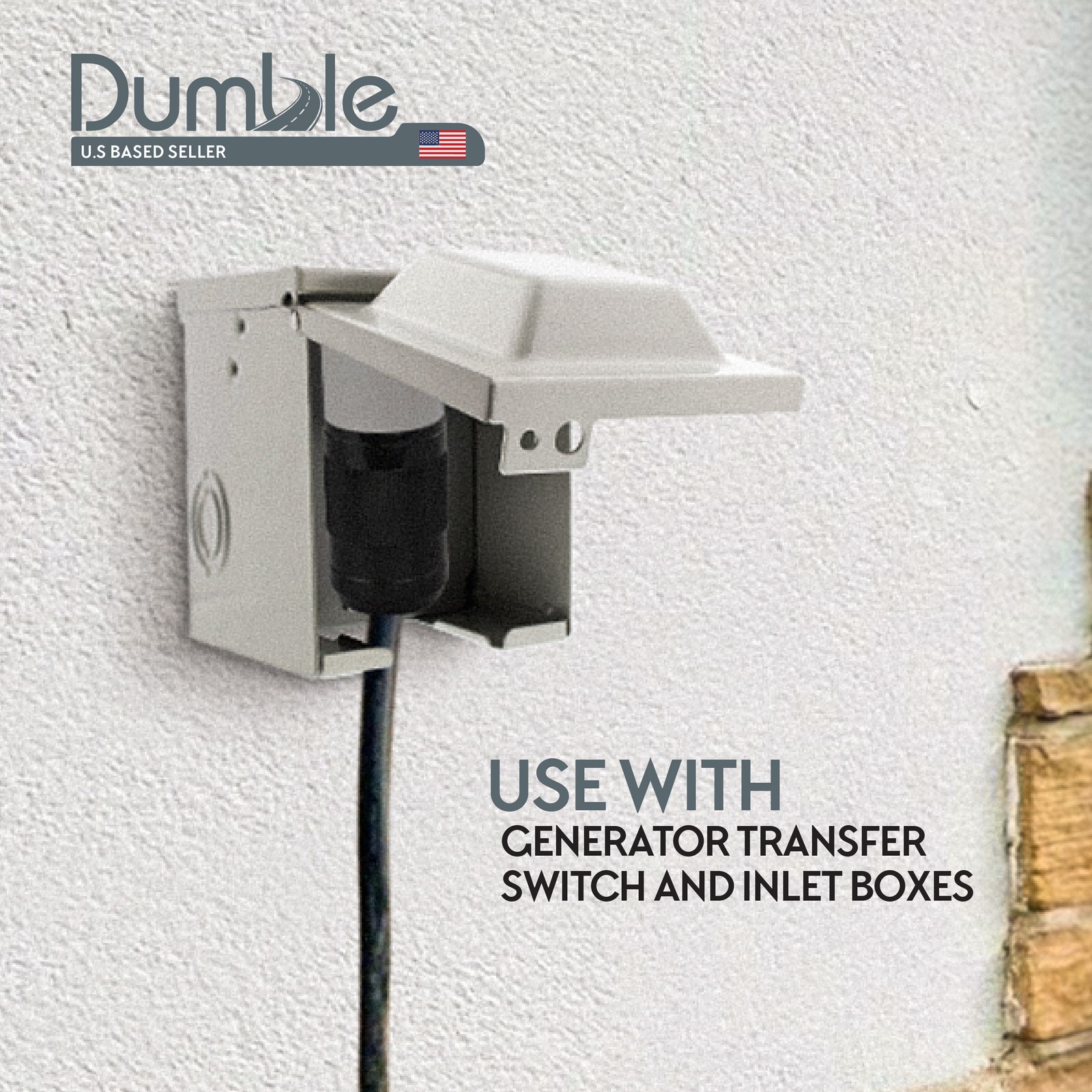 Dumble Generator Plug Lock SS2-50P, 50 Amp, ETL Listed Connector