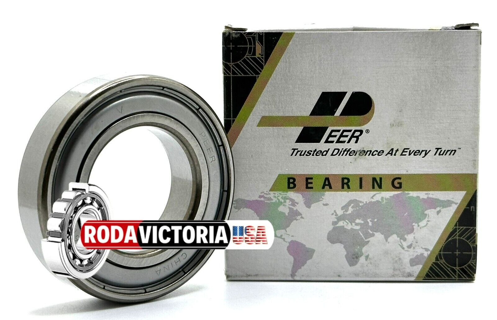 PEER 6006 ZZD DEEP GROOVE BALL BEARING, METAL SHIELDED 30x55X13mm