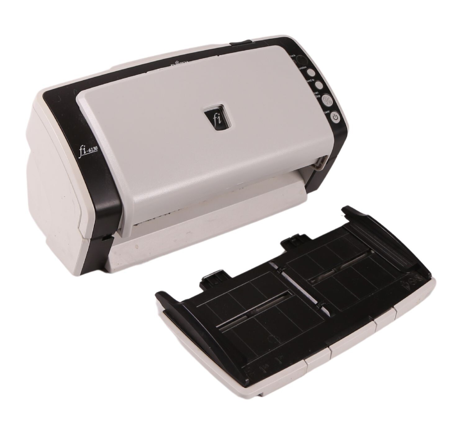 Fujitsu fi-6130 Duplex Scanner; w/ Power Supply, USB Cord, and Warranty