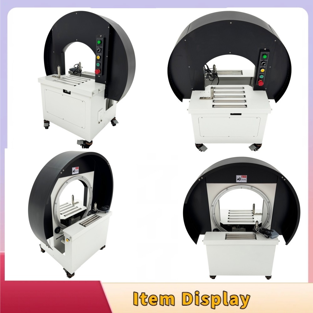 Heavy-Duty 110V Semi-auto Wrapping Machine 350W Semi-automatic Stretch Film Wrap