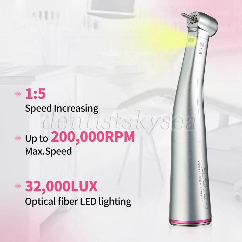 SANDENT Brushless LED Electric Micro Motor/1:5 Increasing Fiber Handpiece