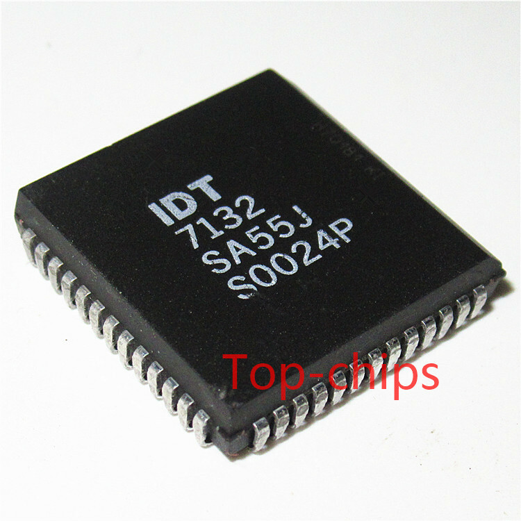IDT7132SA55J IDT High Speed Dual Port Static RAM SRAM 16k-Bit 55ns 52 Pin PLCC