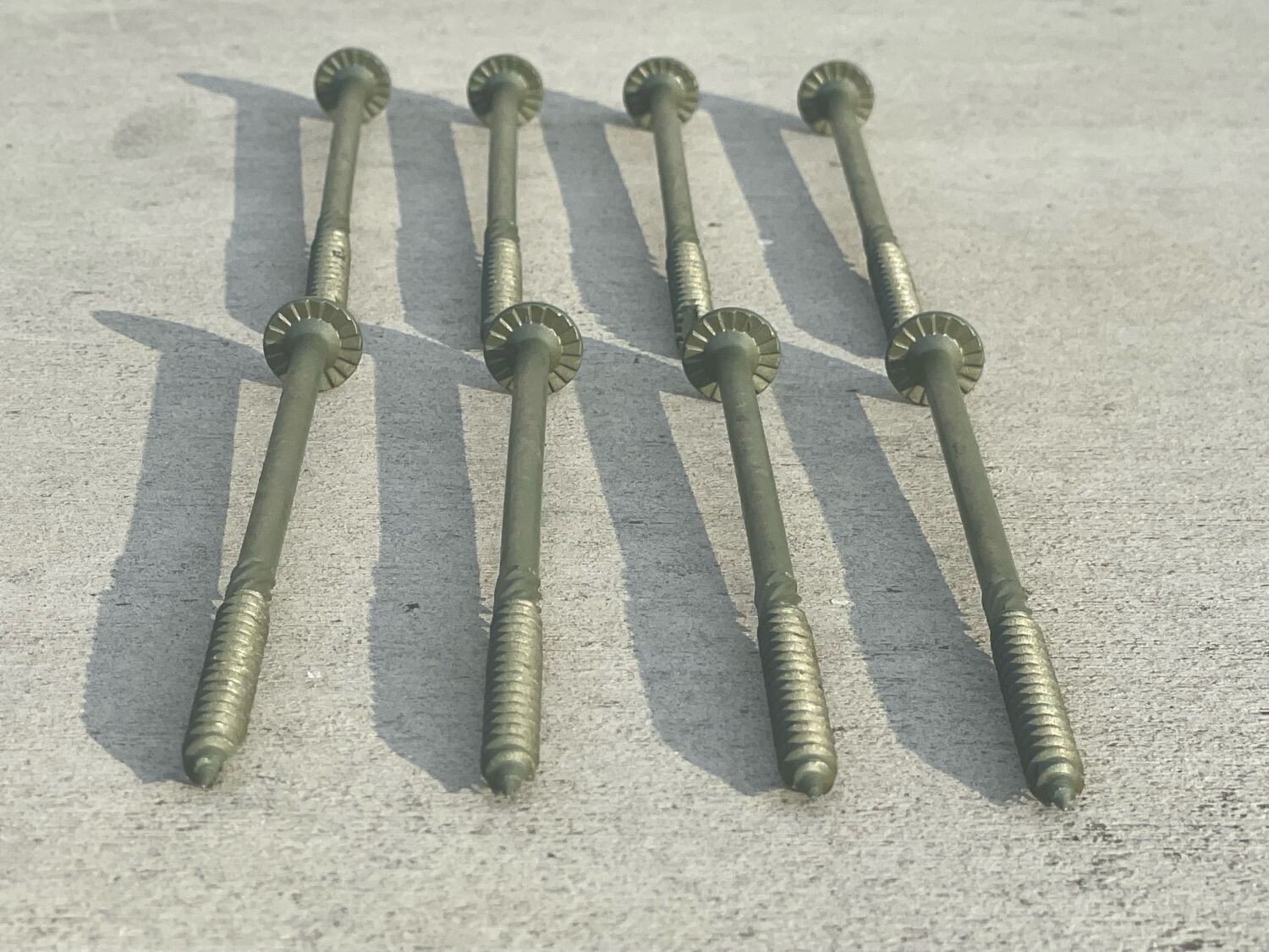 Sandbaggy 6″ Structural Timber Screws – Countersunk (Hex Head) – Wood Lock Screw