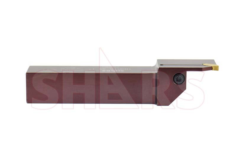 SHARS 1″ Shank GROOVING CUT-OFF TOOL HOLDER + 1 GTN4 INSERT + CERT $97 OFF P]