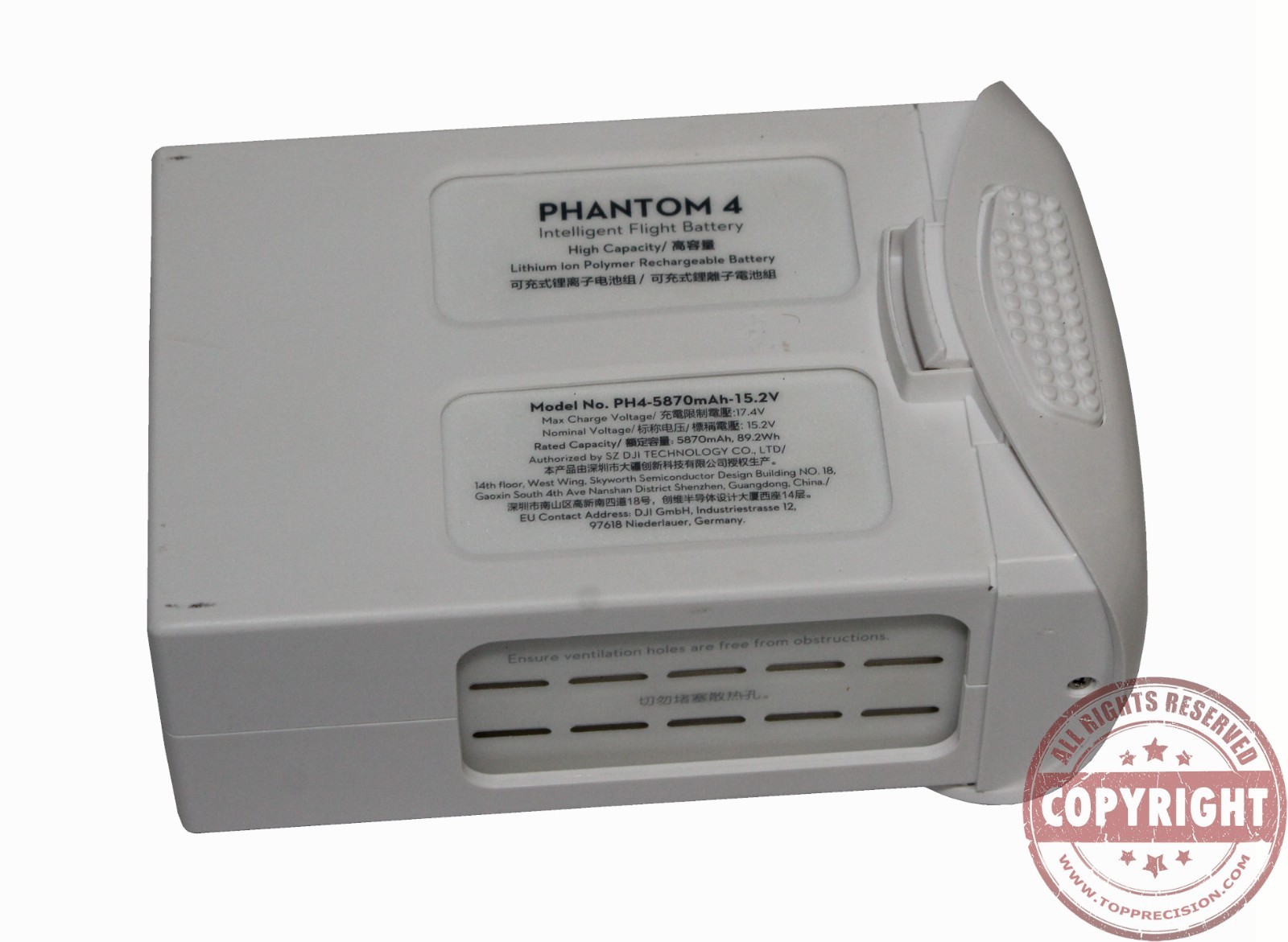 8 GENUINE DJI PHANTOM 4 INTELLIGENT FLIGHT DRONE BATTERIES, SURVEYING,PH4-5870
