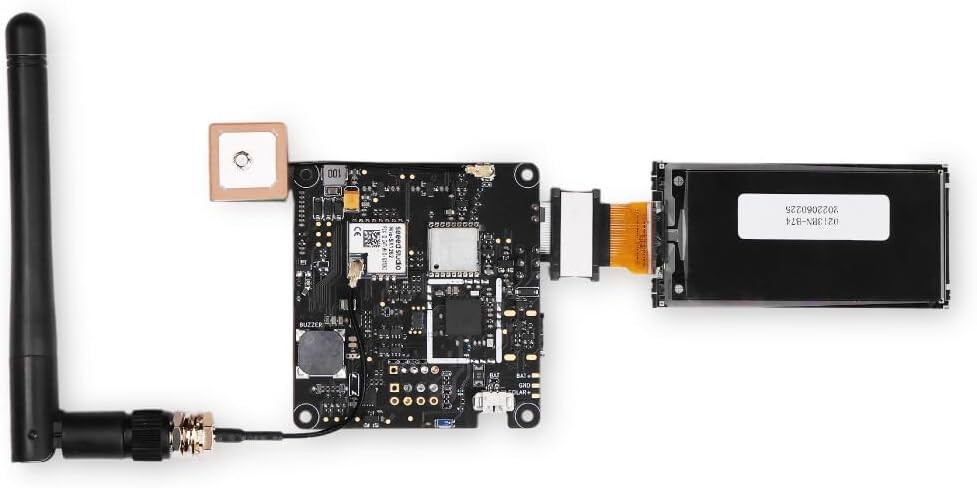 GPS Development Board w/ E-Ink Display for DIY Tracker and Location IoT Project