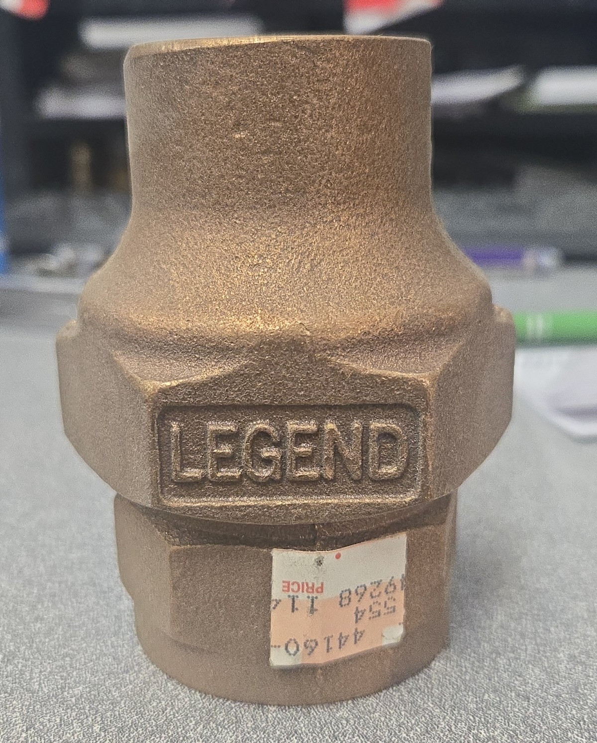 LEGEND (313-026NL) 1-1/4″ CAST BRONZE HAMMER FLARE FEMALE ADAPTER **LEAD FREE**