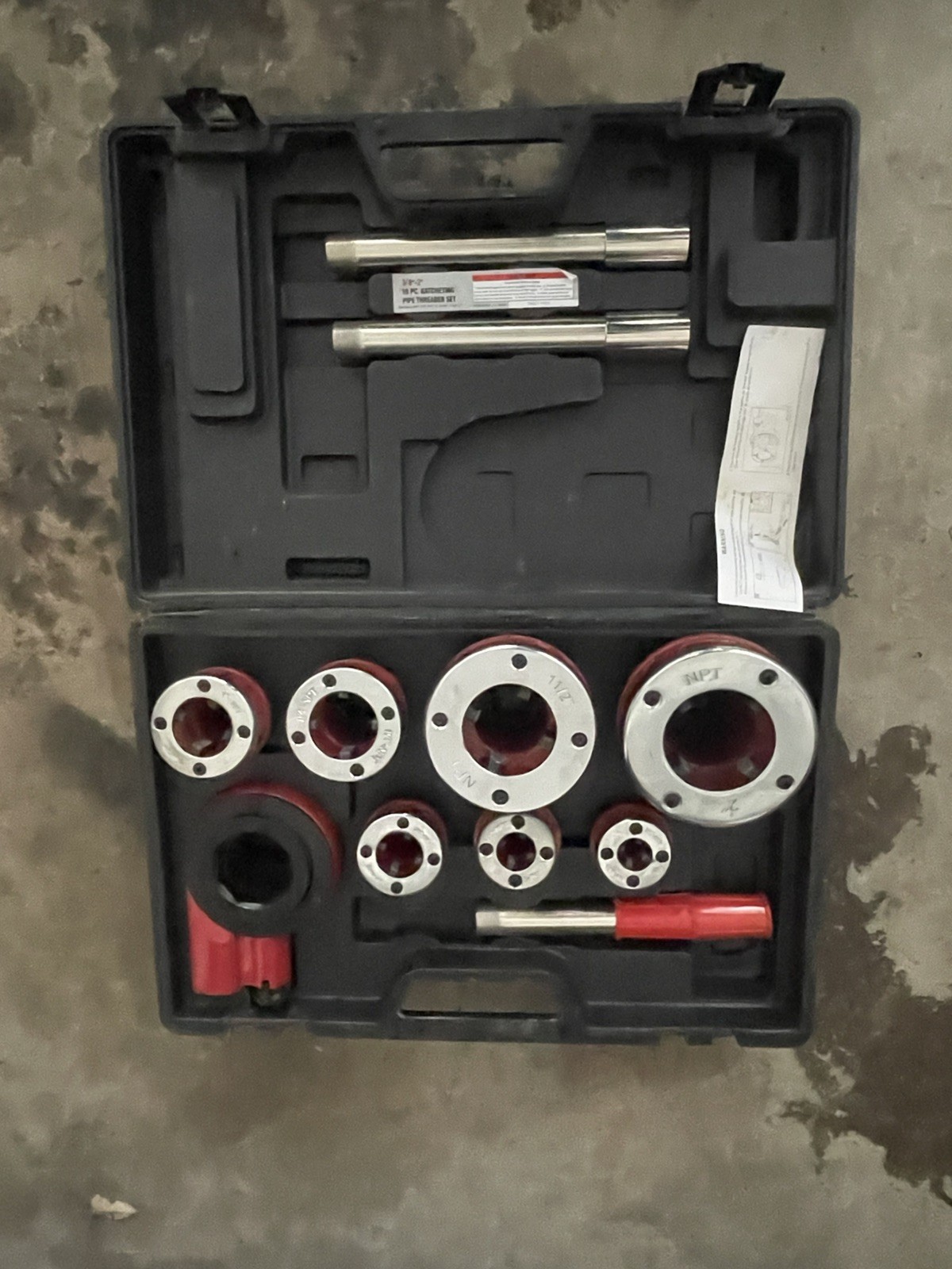 ROTHENBERGER Manual Pipe Threader Set 1/2″ 3/4″ 1″ 1-1/4″ Made In Germany
