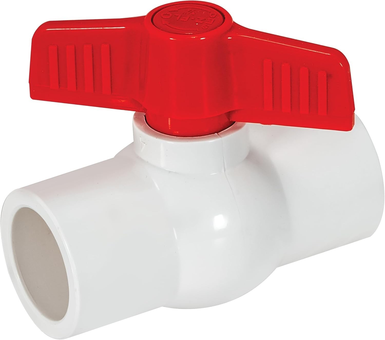 Compact 3/4″ PVC Ball Valve with Slip Connections – 150 PSI Maximum Performance