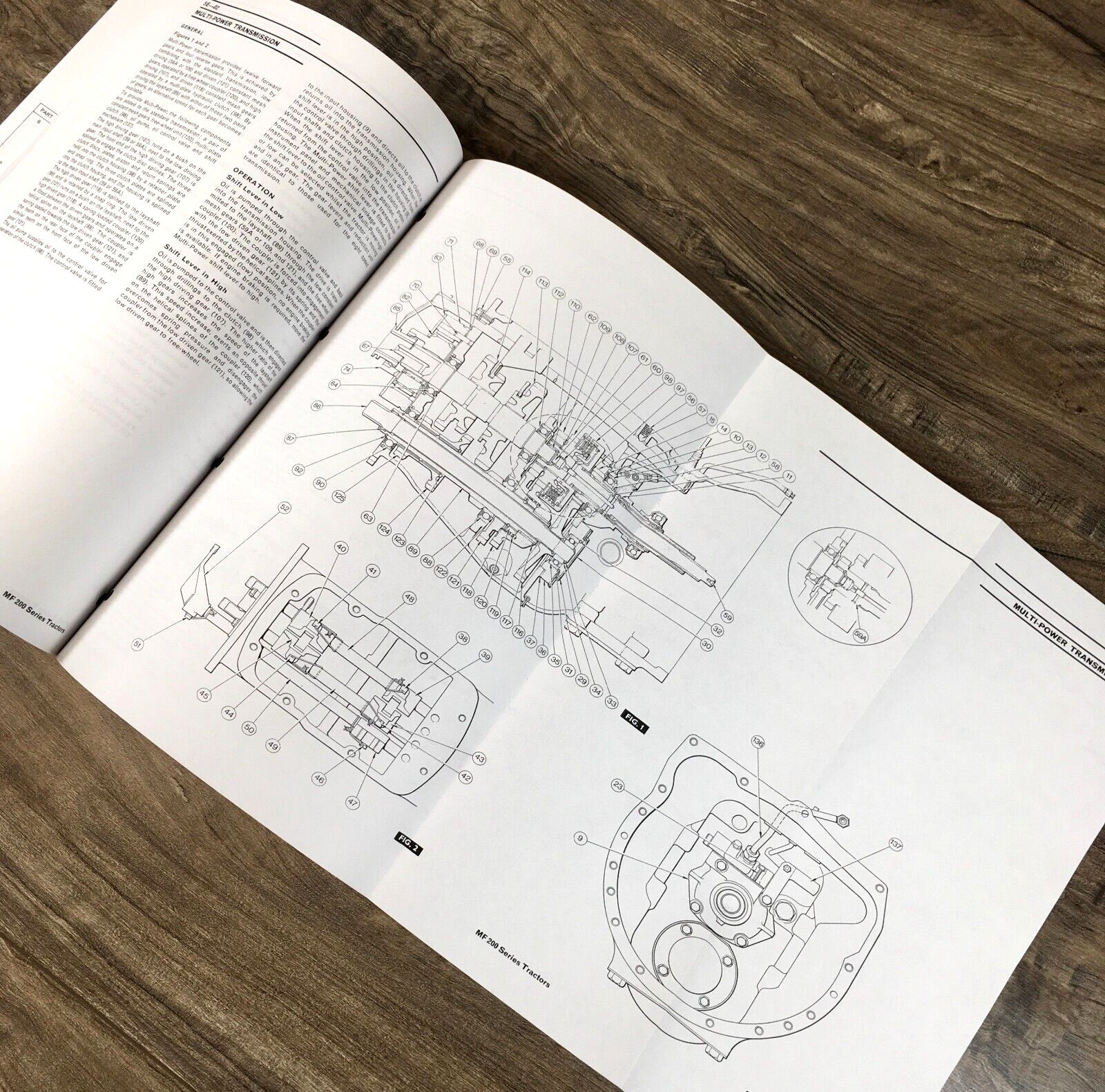 Massey Ferguson MF 200 Series MF 270 283 Tractor Service Manual Repair Workshop