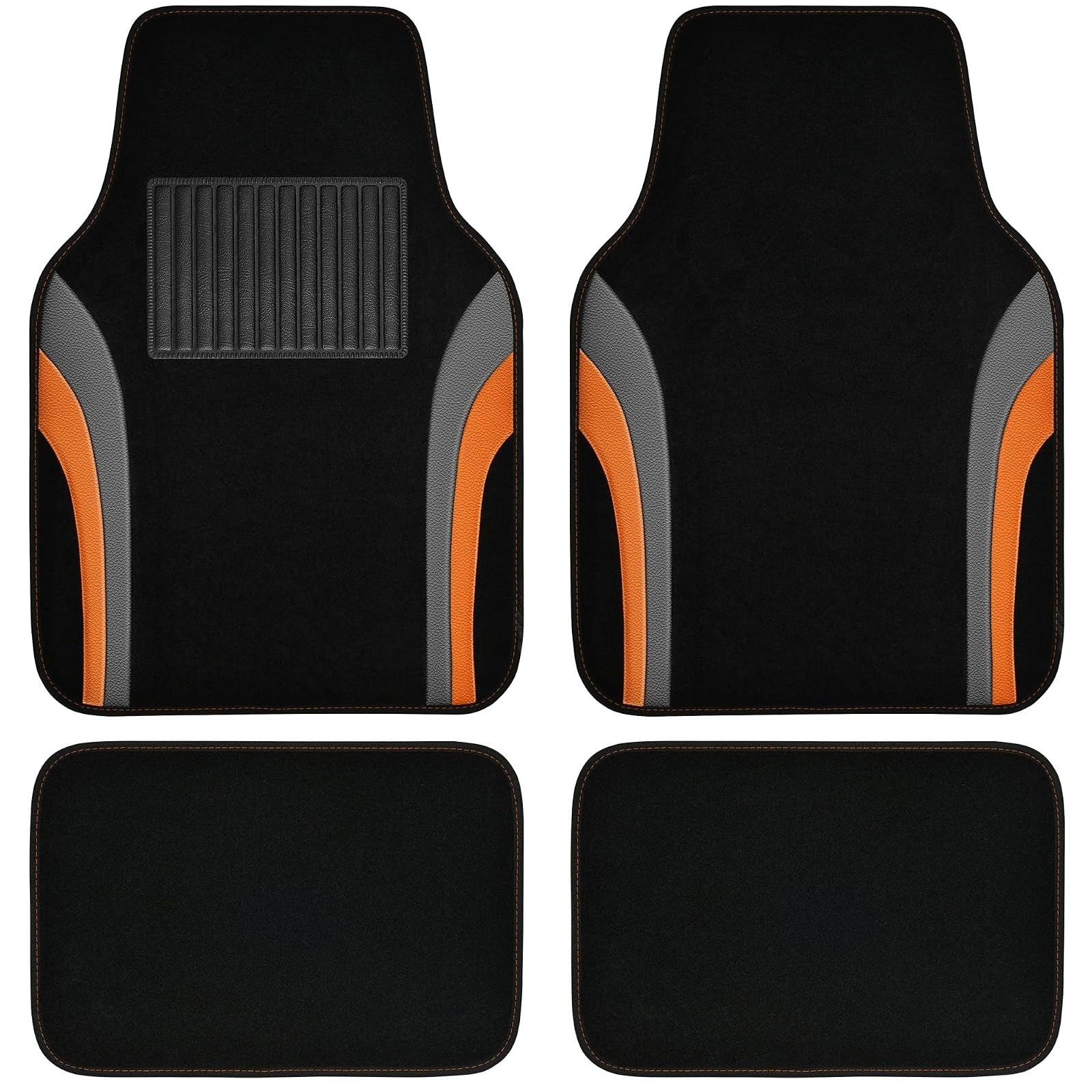 CAR PASS Leather Waterproof Car Floor Mats Set of 4 – Universal Fit