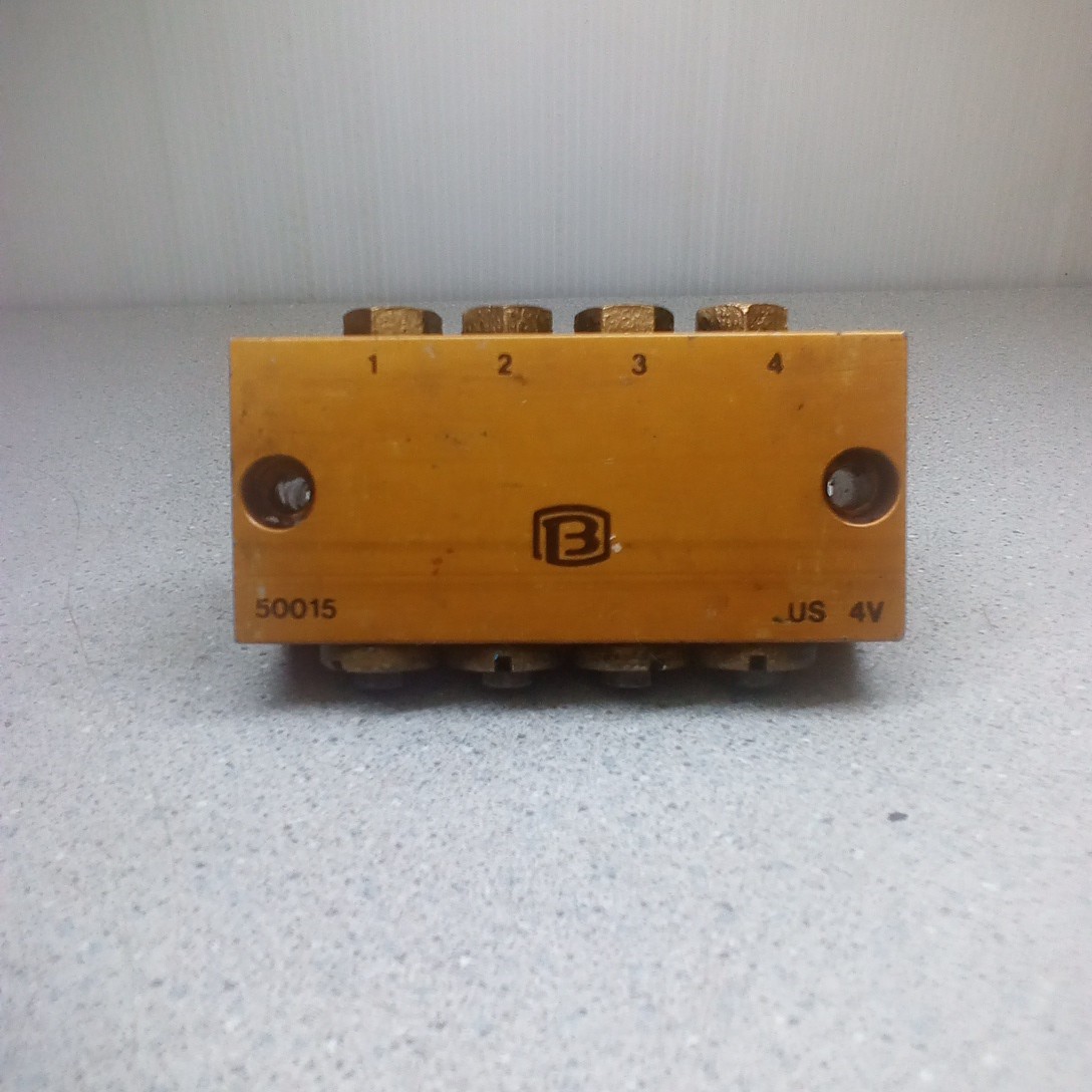 BOTTI TECHNOLUBE 4-Way Lubrication Metering Manifold 50015 US 4V