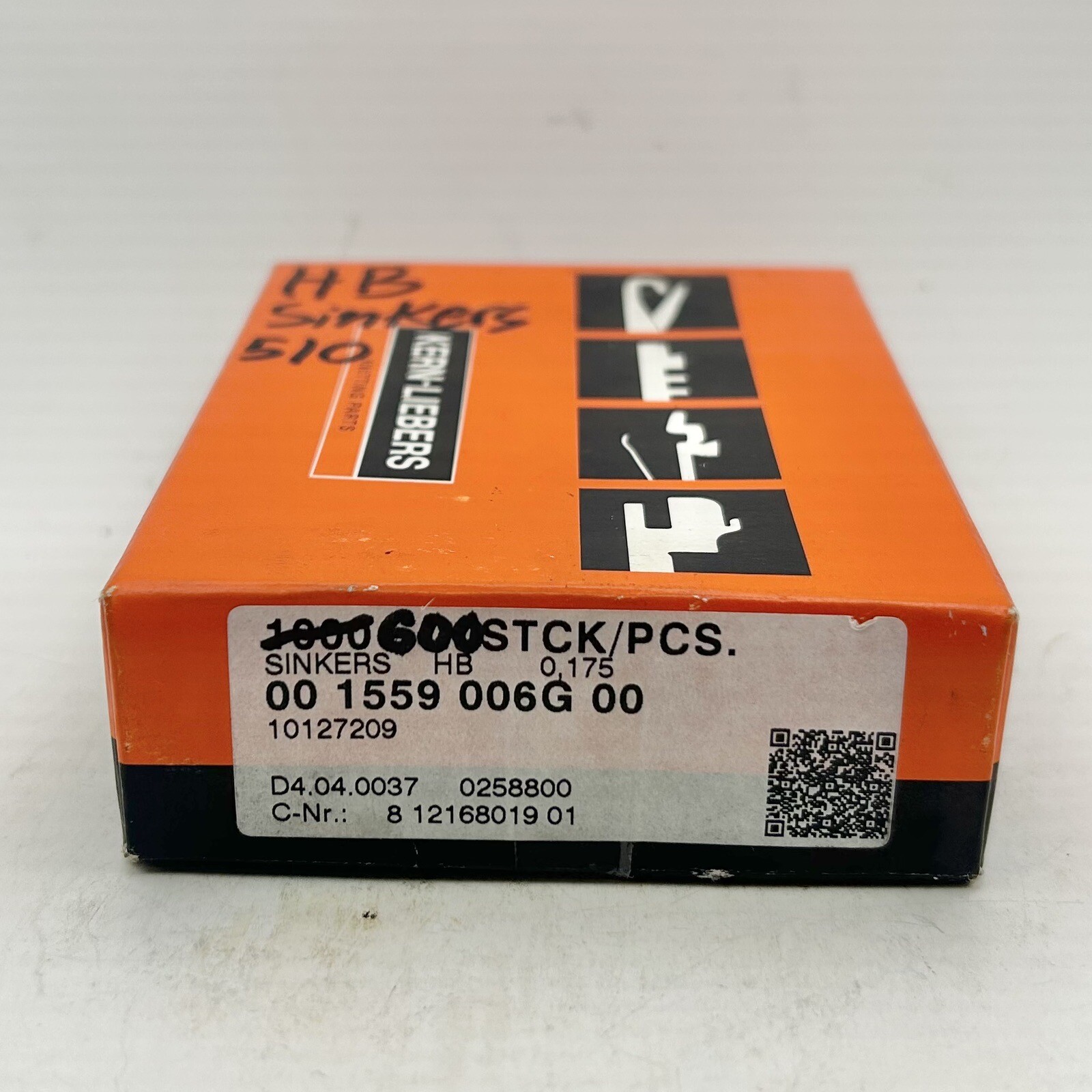 (600-Pk) Kern-Liebers Sinkers HB 0.175 001559006G00