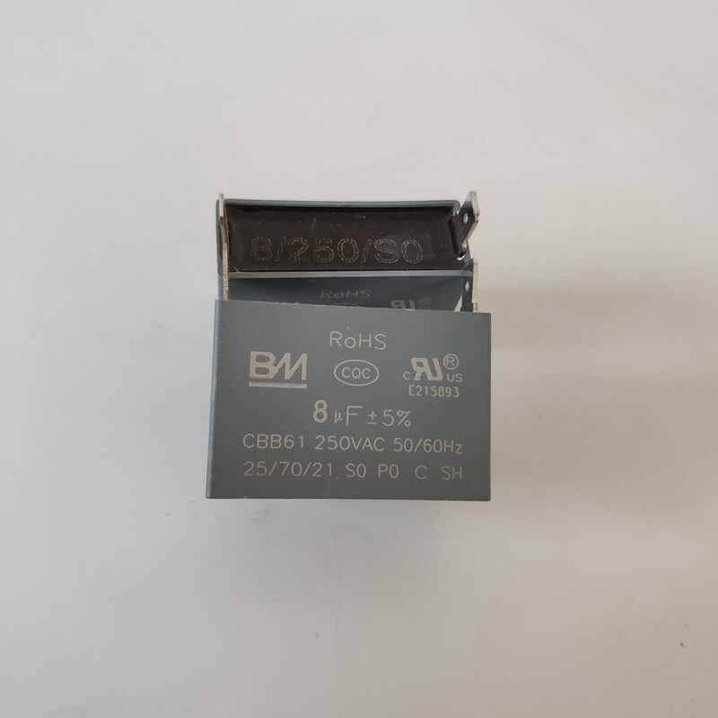 CBB61 250V 1.5/4/5/6/8/10/12/15/20/30/40/25 UF Fan Motor RUN Capacitor 2 PINS