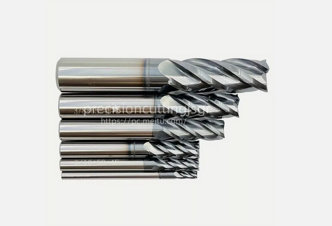 1/2″，3/8″，5/16″，1/4″，3/16″，1/8″ Solid Carbide End Mill – AlTiCrN Coated