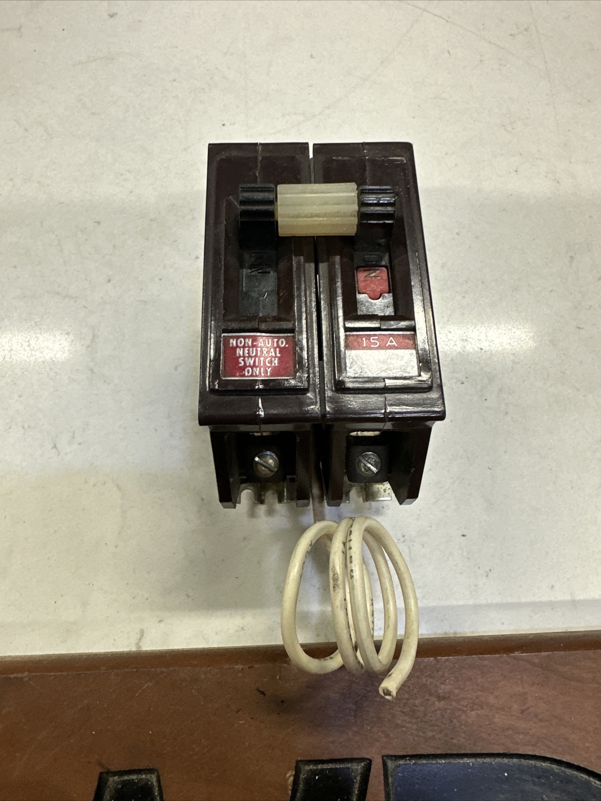 Wadsworth 15 Amp Non-auto Neutral Switch Only NOS