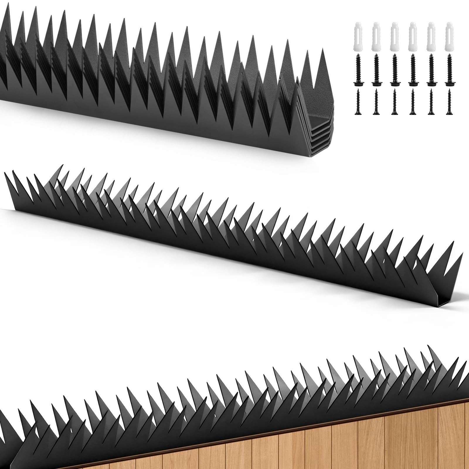 6PCS Metal Anti-Climb Fence Spikes – Security Wall Spikes for Home & Garden