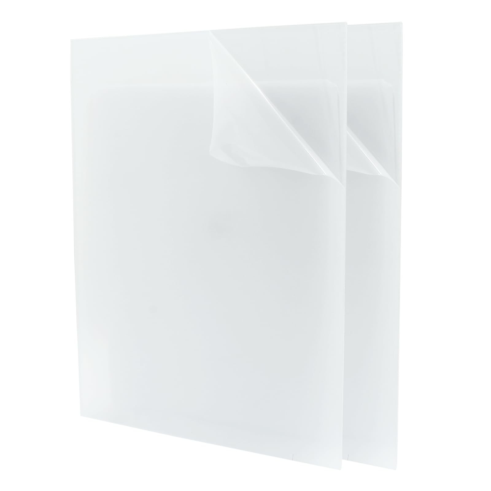 Hitefu 6 Pack Clear Acrylic Sheets 0.08” Thick – 6″ x 8″ Transparent Plast