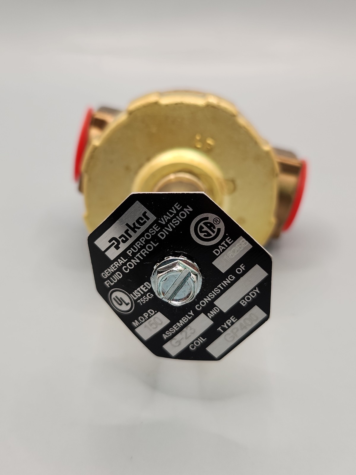NEW Parker GP400 Normally Closed General Purpose Selenoid Valve 70562