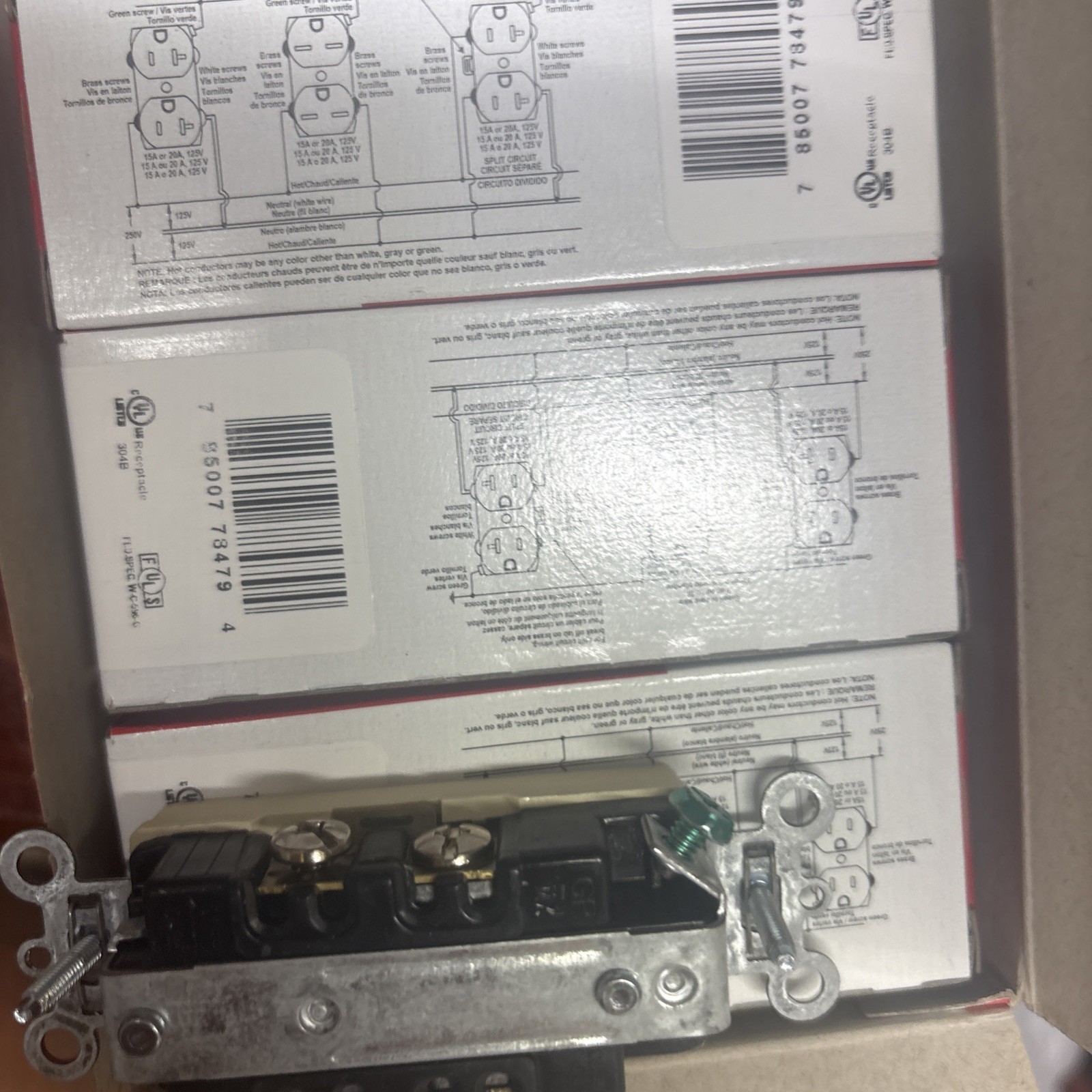 10 Pass & Seymour Legrand 26352-W Decorator Duplex Receptacle White 20A 125V