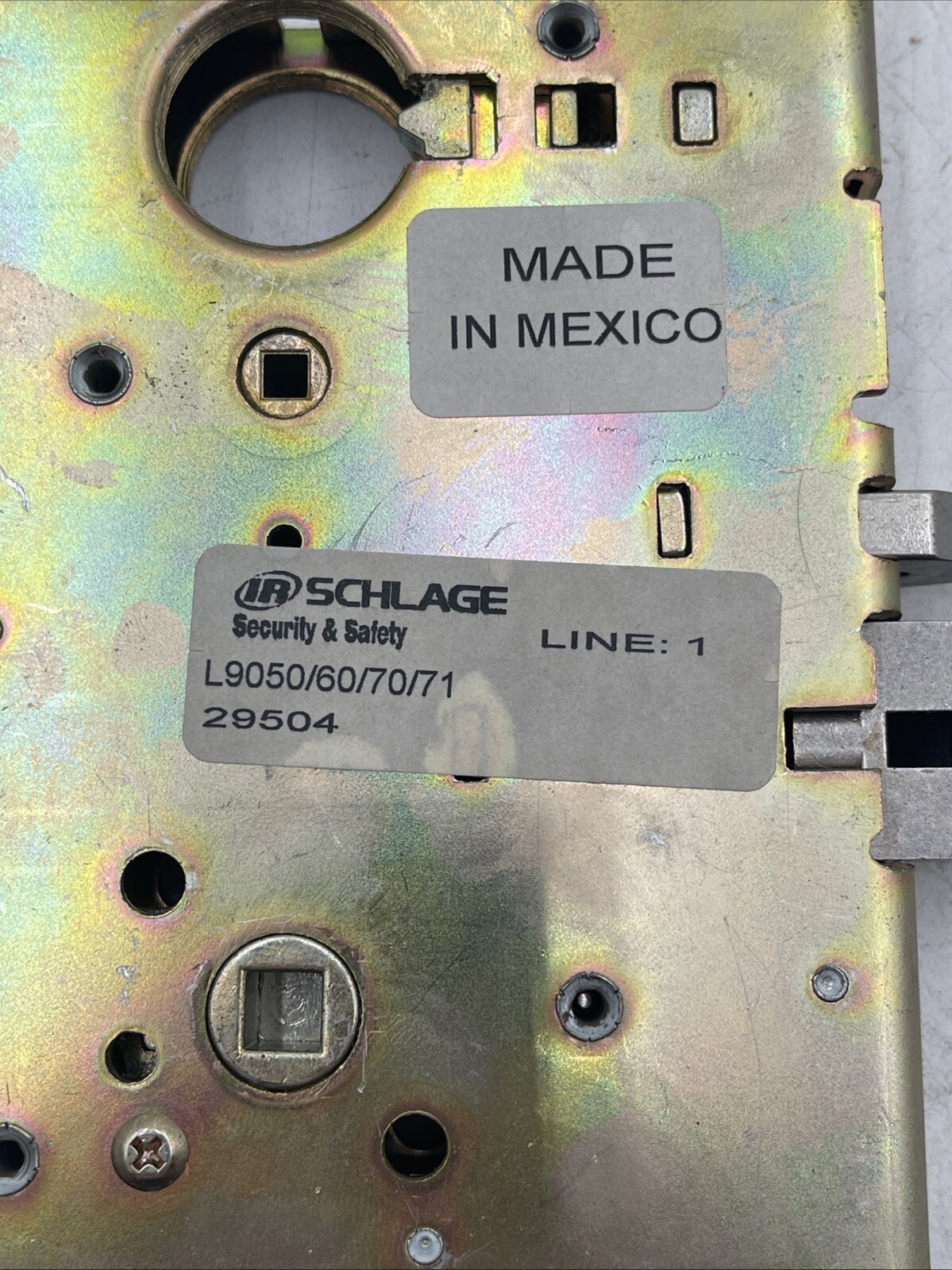 Schlage L9050LBLB Office Lock Mortise Lockset Body LLL RH 1 3/4 DR