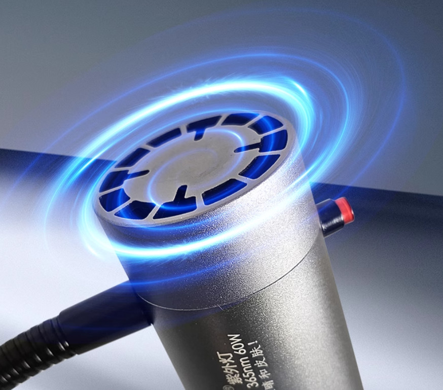 Desk lamp 60W Ultra high intensity air-cooled UV curing lamp 365nm/395nm/405nm