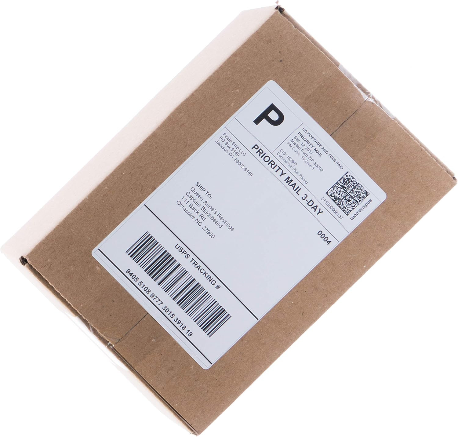 4X6 Thermal Labels, 40 Rolls Thermal Printer Labels, 250 Labels/Roll, 1” Core,
