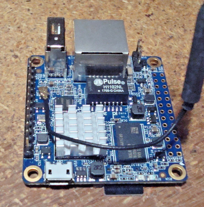 Orange Pi Zero 512 Meg with Expander Board. With SD card Ububtu Linux