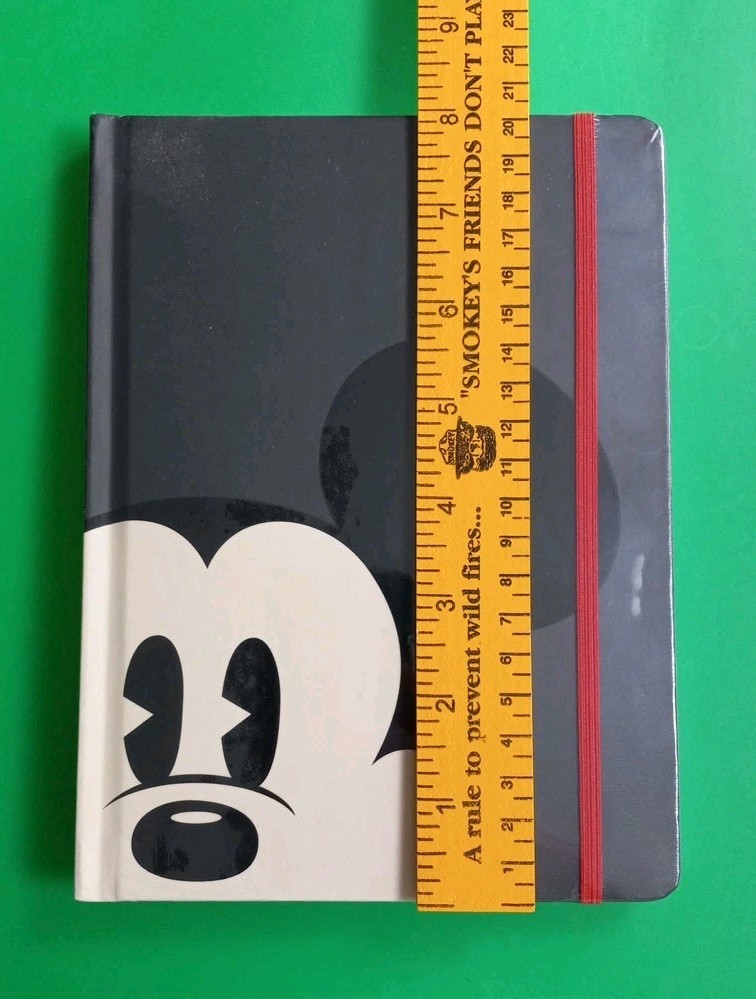 Hallmark Disney Mickey Mouse Head Journal•Black•160 Pages ☆ SEALED