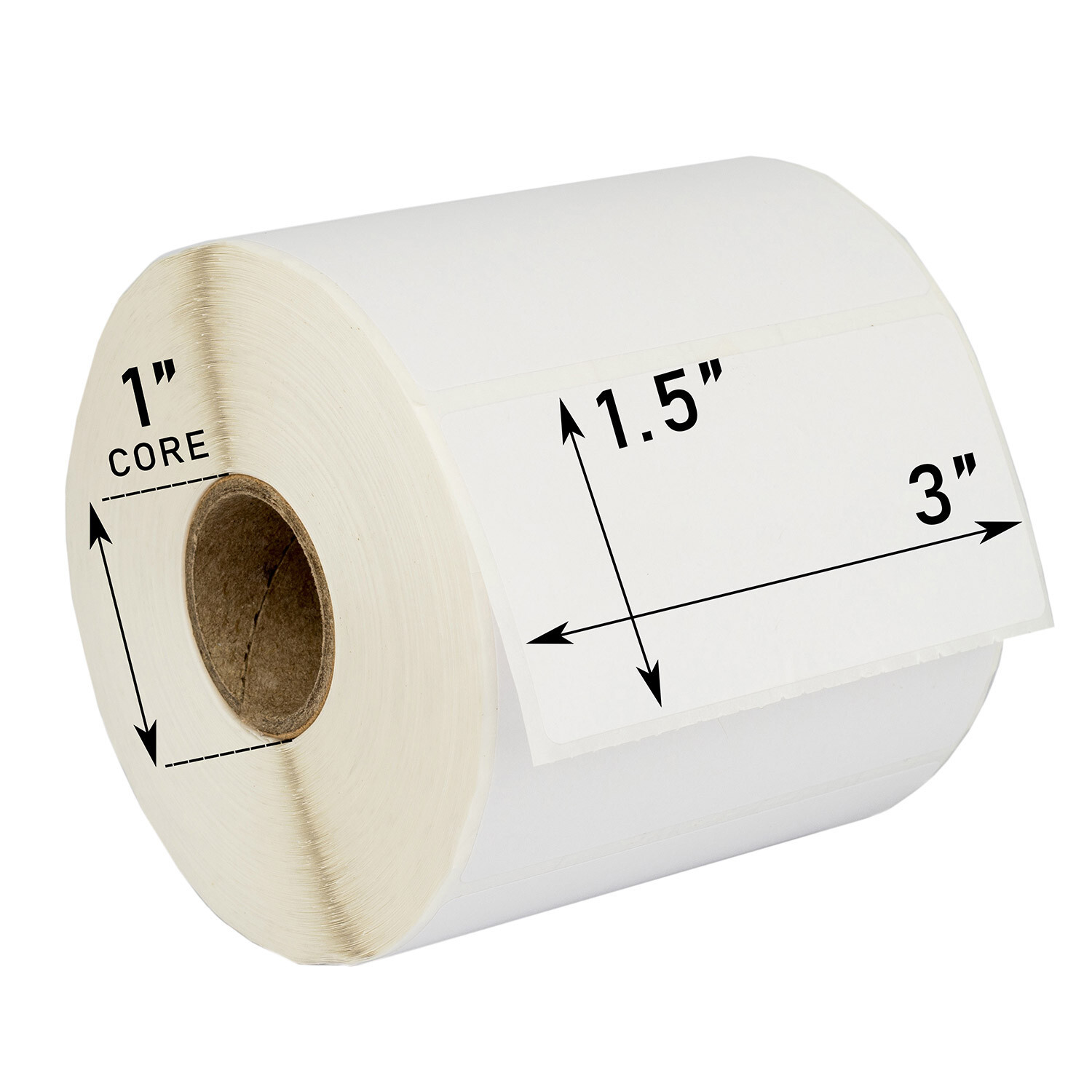 ZEBRA ELTRON 3×1.5 (3″ x 1 1/2″) Direct Thermal Labels – (6) Rolls of 950