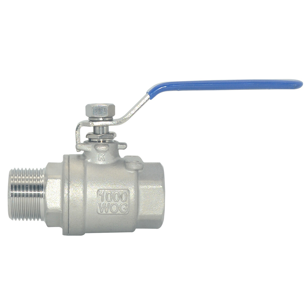 US stock 3/4 0.75 in inch NPT thread MALE to Female Full Port Ball Valve ss 304