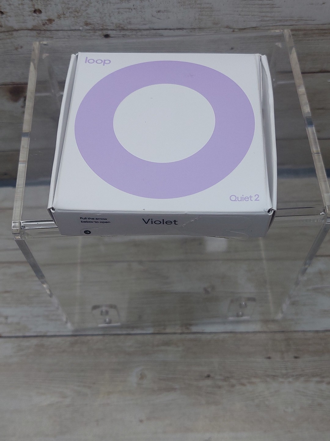 Loop Quiet 2 Earplugs for Noise Reduction Violet NRR 14 Open Box