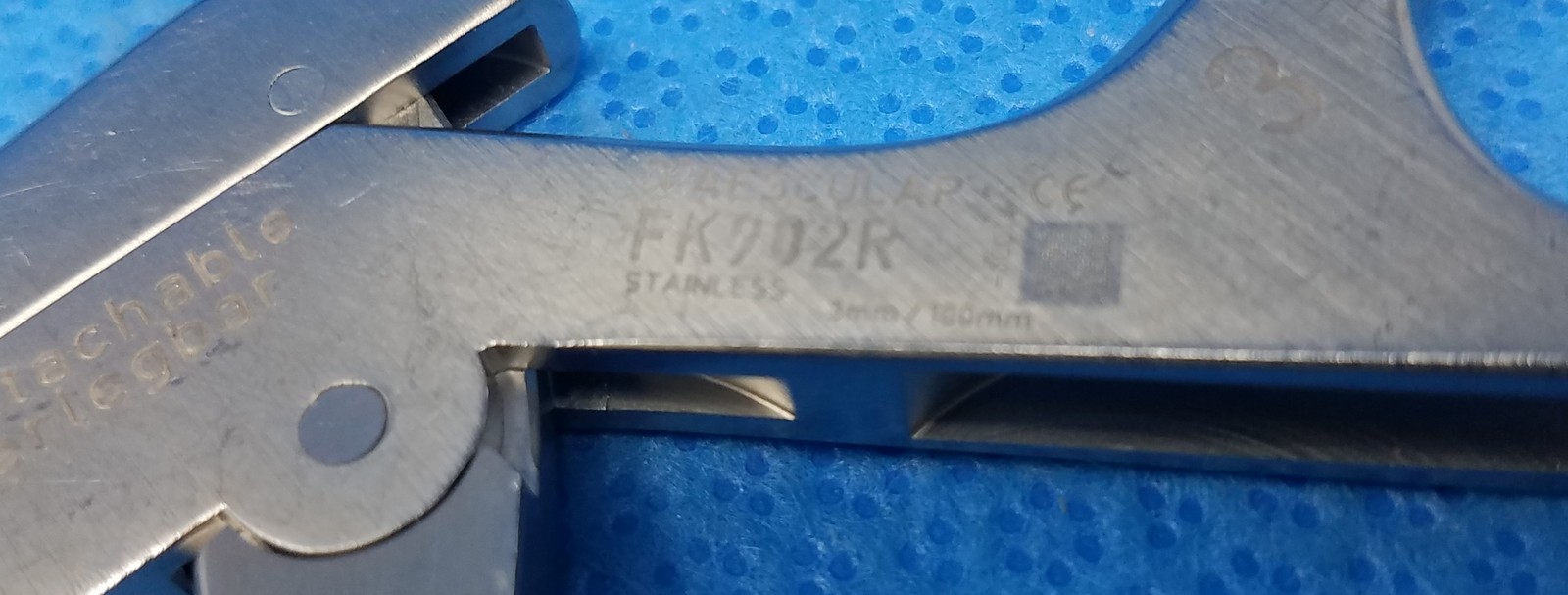 Aesculap FK902R Kerrison Rongeur, Detachable, 40° Up