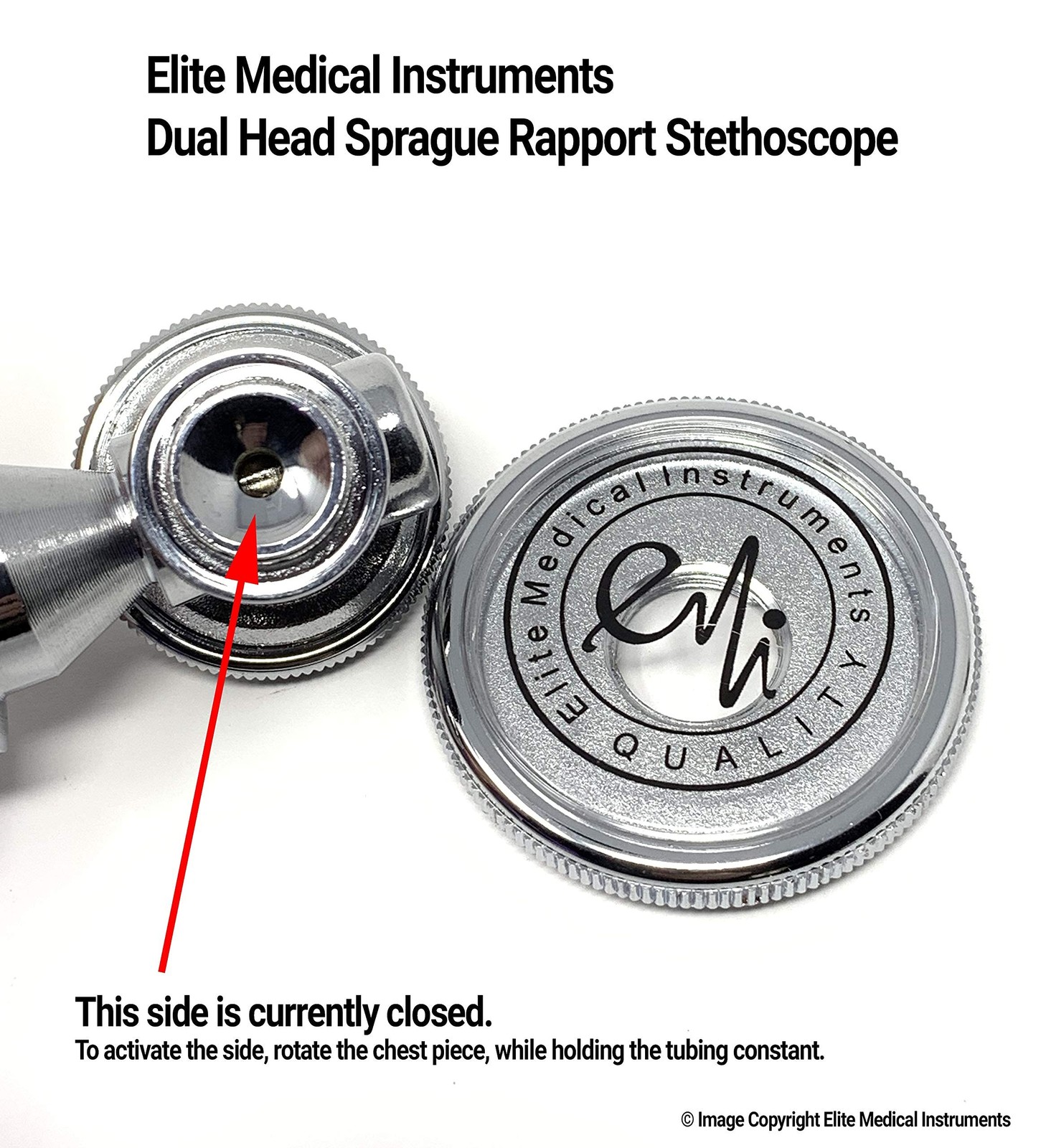 EMI EBL-430 Royal Sprague Stethoscope and Large Adult Cuff (See Large Cuff Si…