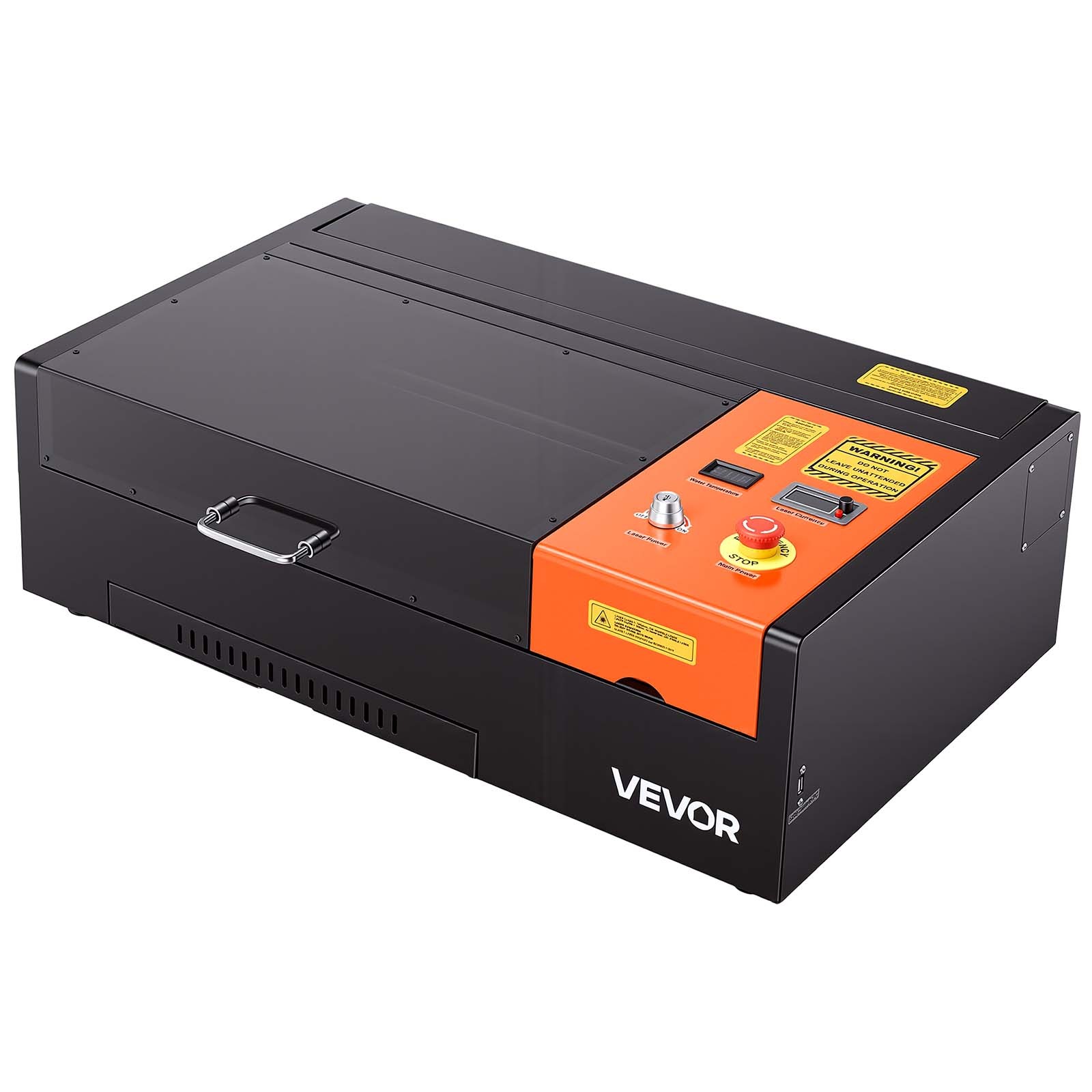 VEVOR 45W CO2 Laser Engraver 12 x 8 in Desktop Laser Engraving Cutter Machine