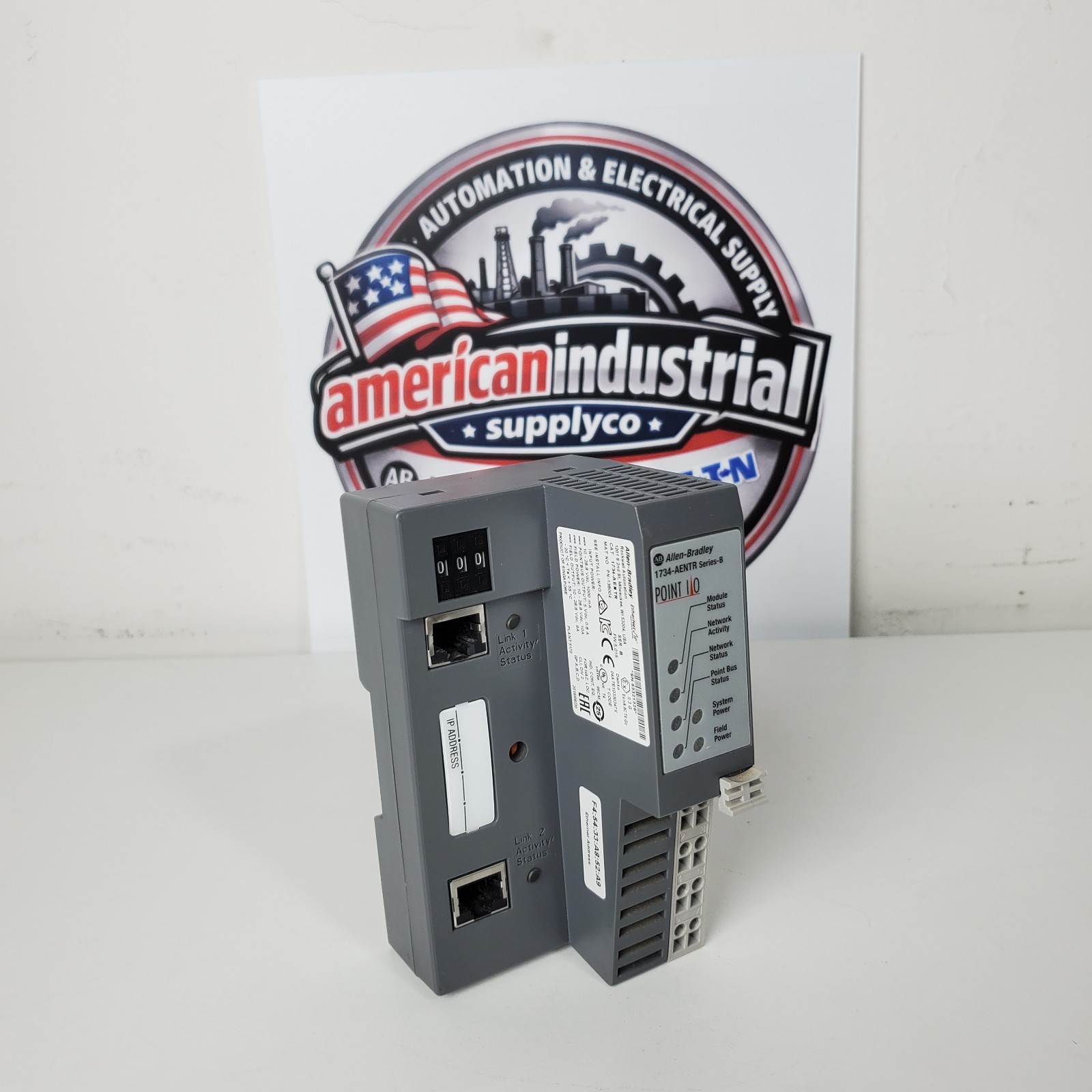 Allen-Bradley 1734-AENTR Series B Point I/O Dual Ethernet Communication Module