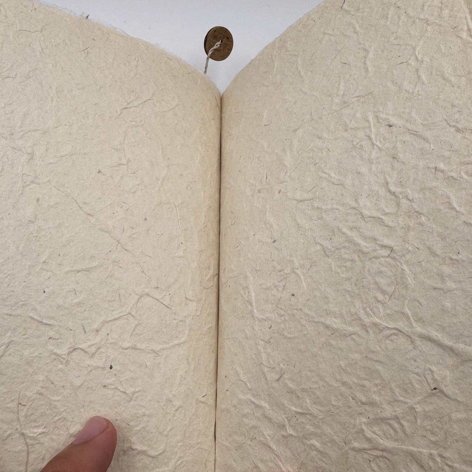 Cotton Rag Paper Hardcover Blank Journal 8.5×6 Deckled Edge Art Endpaper
