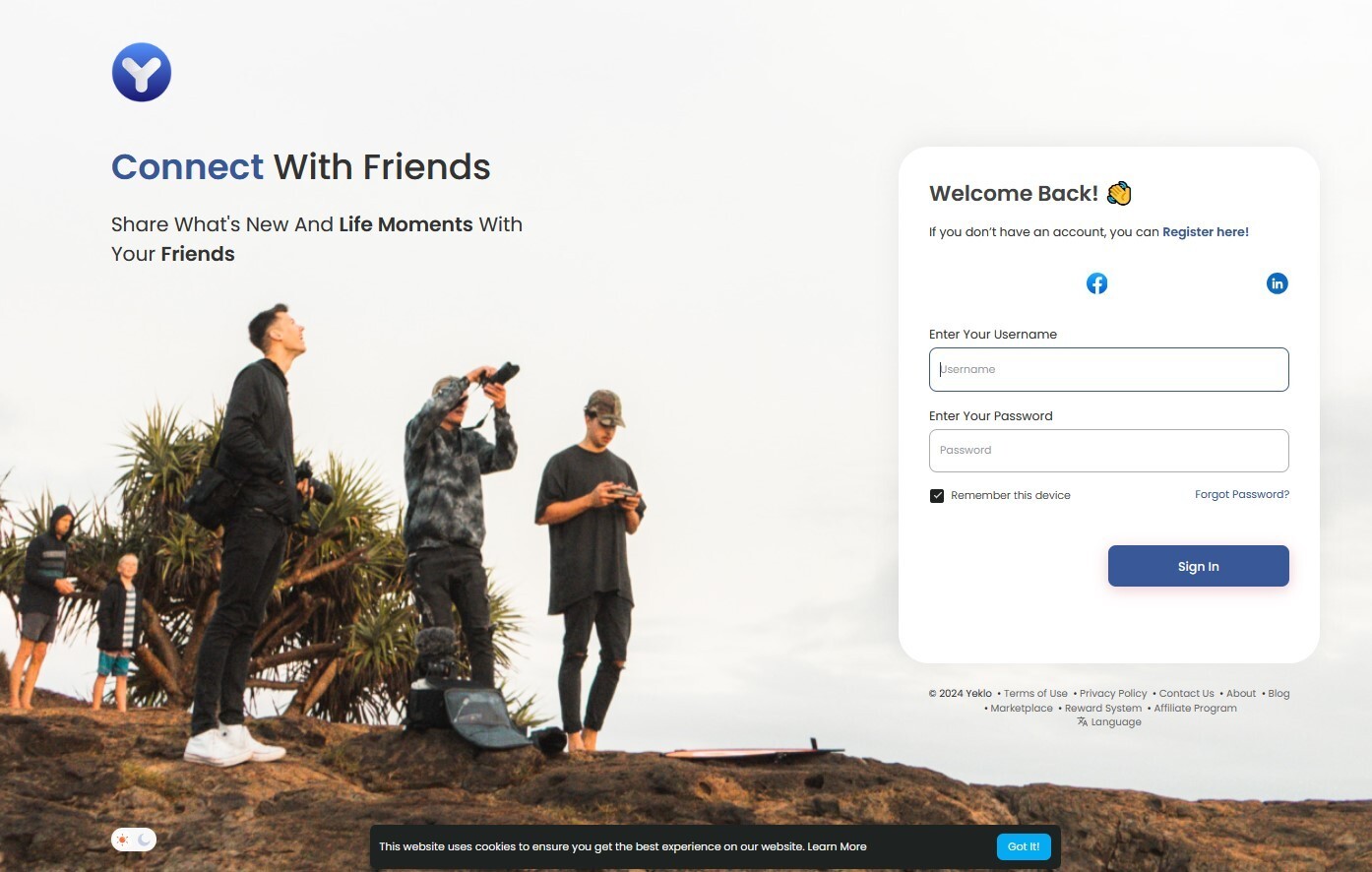 Online Social Network Website like Face book + Free Hosting