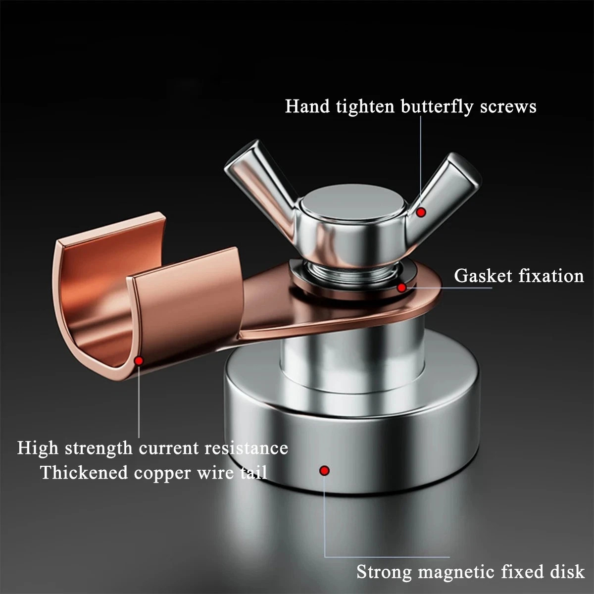 Strong HeavyDuty Magnetic Welding Ground Clamp Tool Welder Magnet Holder 1PC