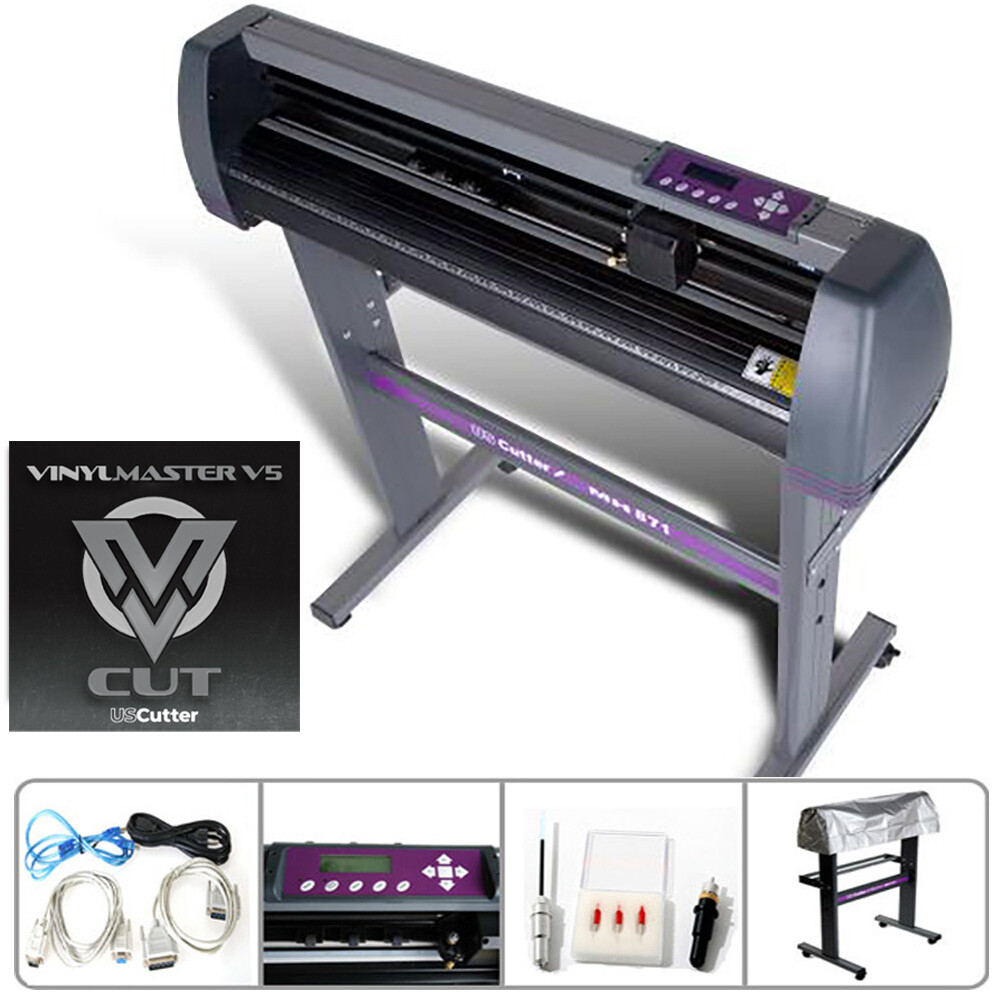 34″ USCutter Vinyl Cutter Kit – Best Value Sign Cutting Making w/VinylMaster Cut