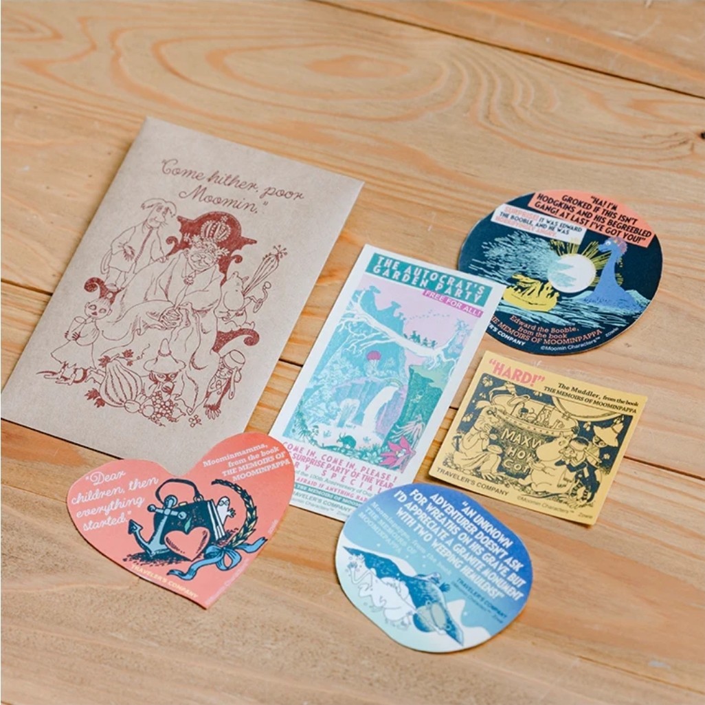 TRAVELER’S notebook Limited Set MOOMIN from the book The Exploits of Moominpappa