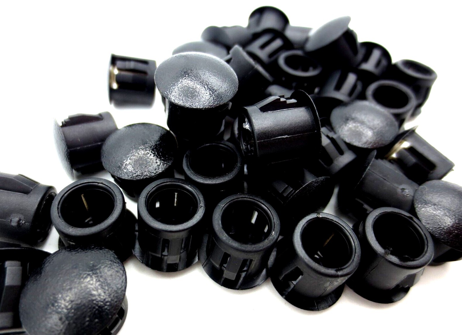 Sheet Metal Panel Hole Plug – Fits 1/2″, 12.7mm Hole – Durable Black Hard Nylon!