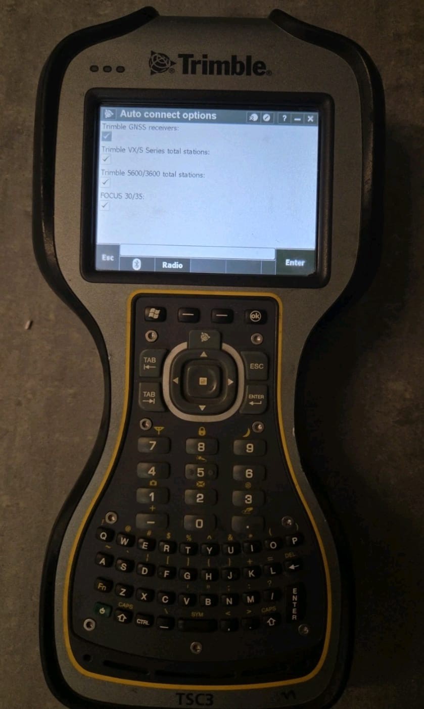 Trimble TSC3 | Internal 2.4 GHz Radio | TAccess | Robotic & GNSS Surveying | BAG