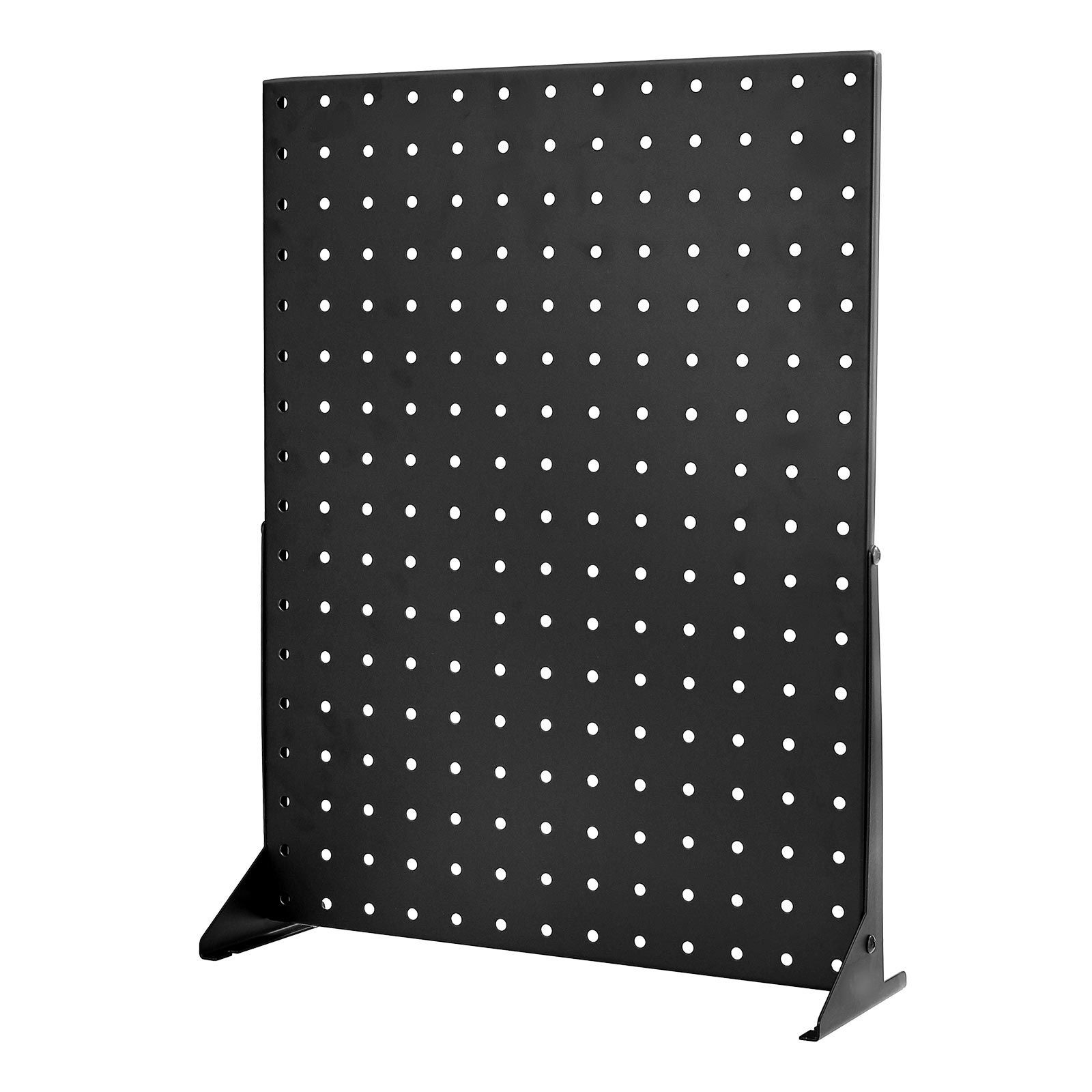 4-Piece Steel Tabletop Pegboard Stand, 17x13in, 11lb Capacity, Black