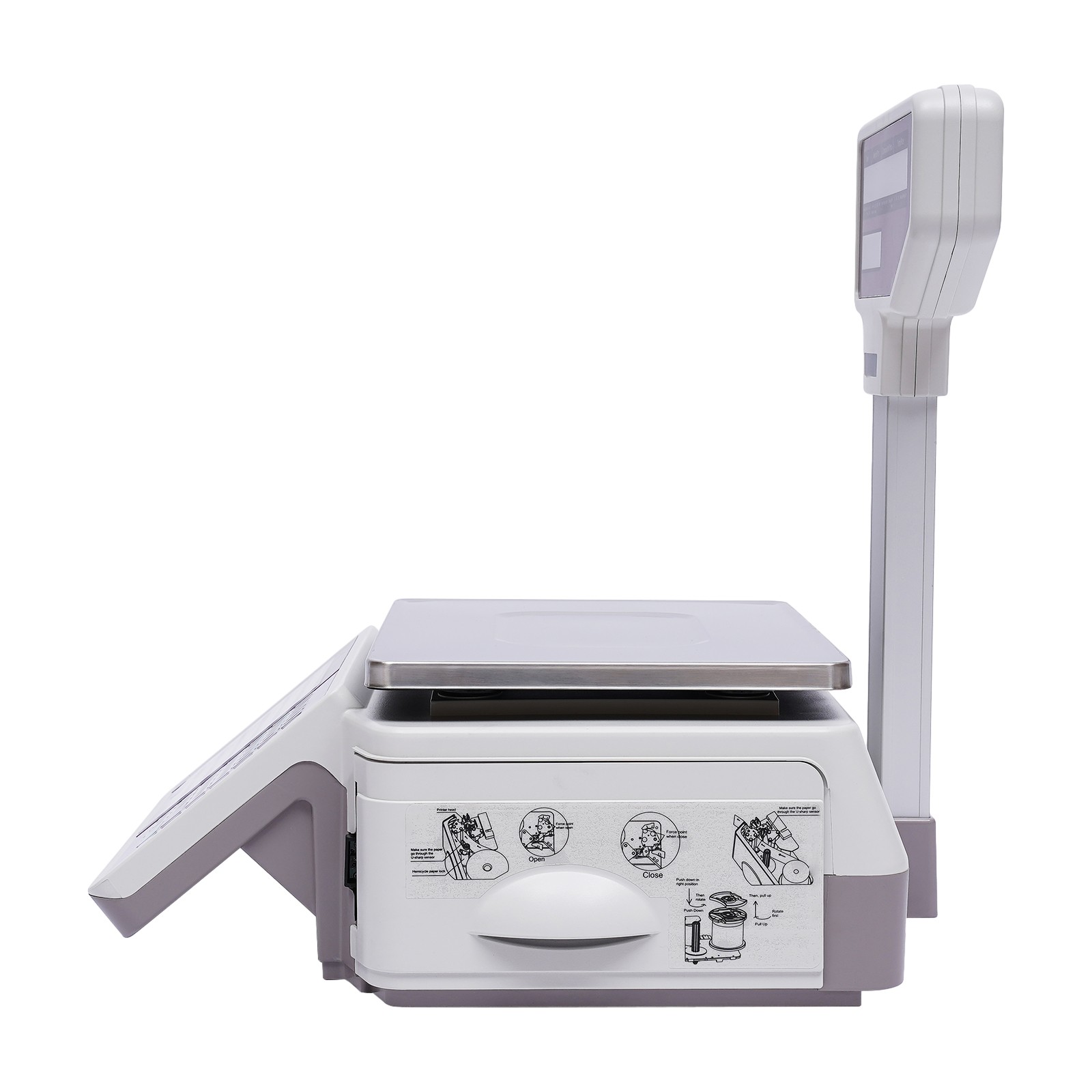 Electronic Scale Digital Price Computing Scale with Thermal Label Printer 66LB