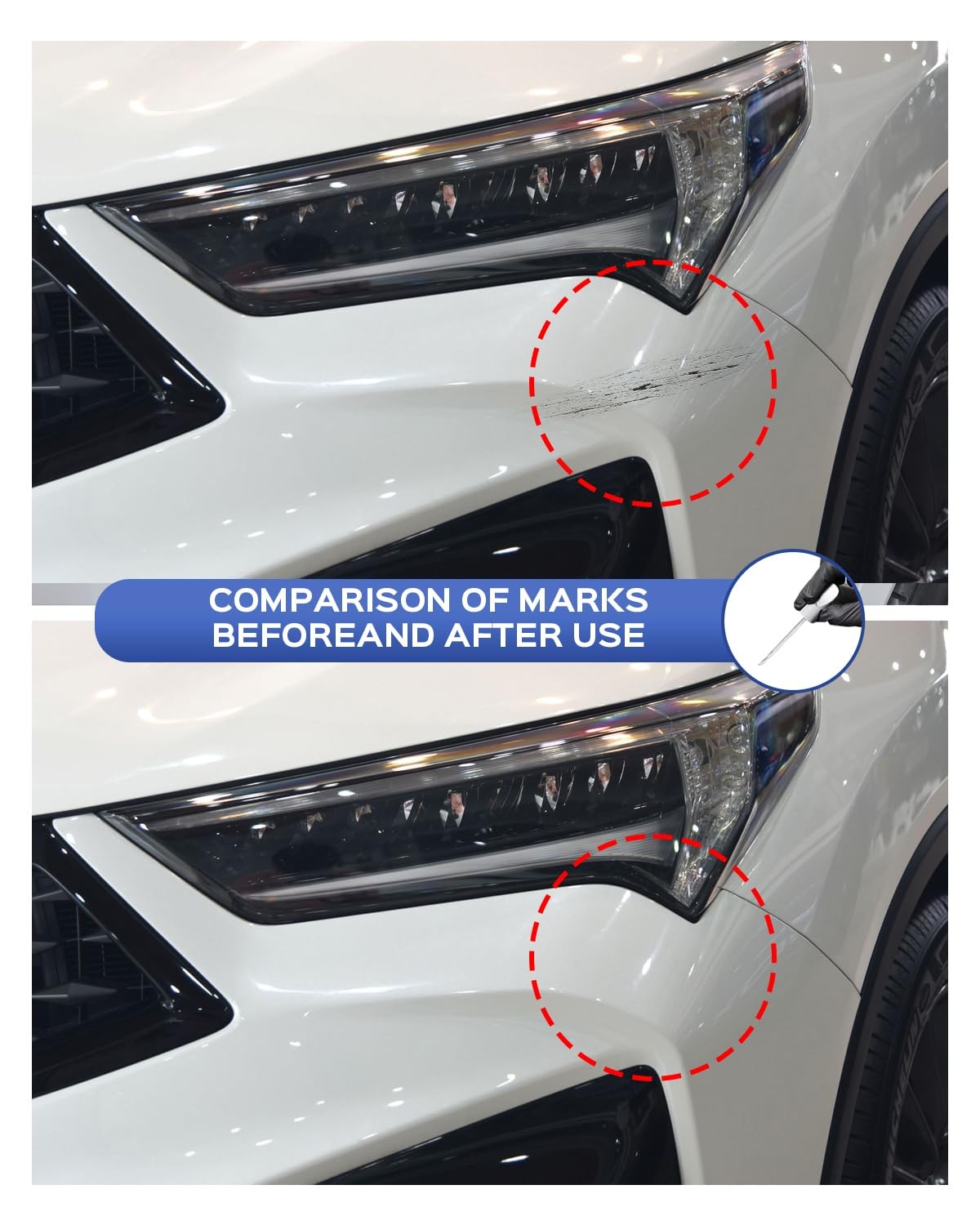 C9 Diamond Red Metallic Tinted Clearcoat Touch Up Paint Compatible Lincoln Chips