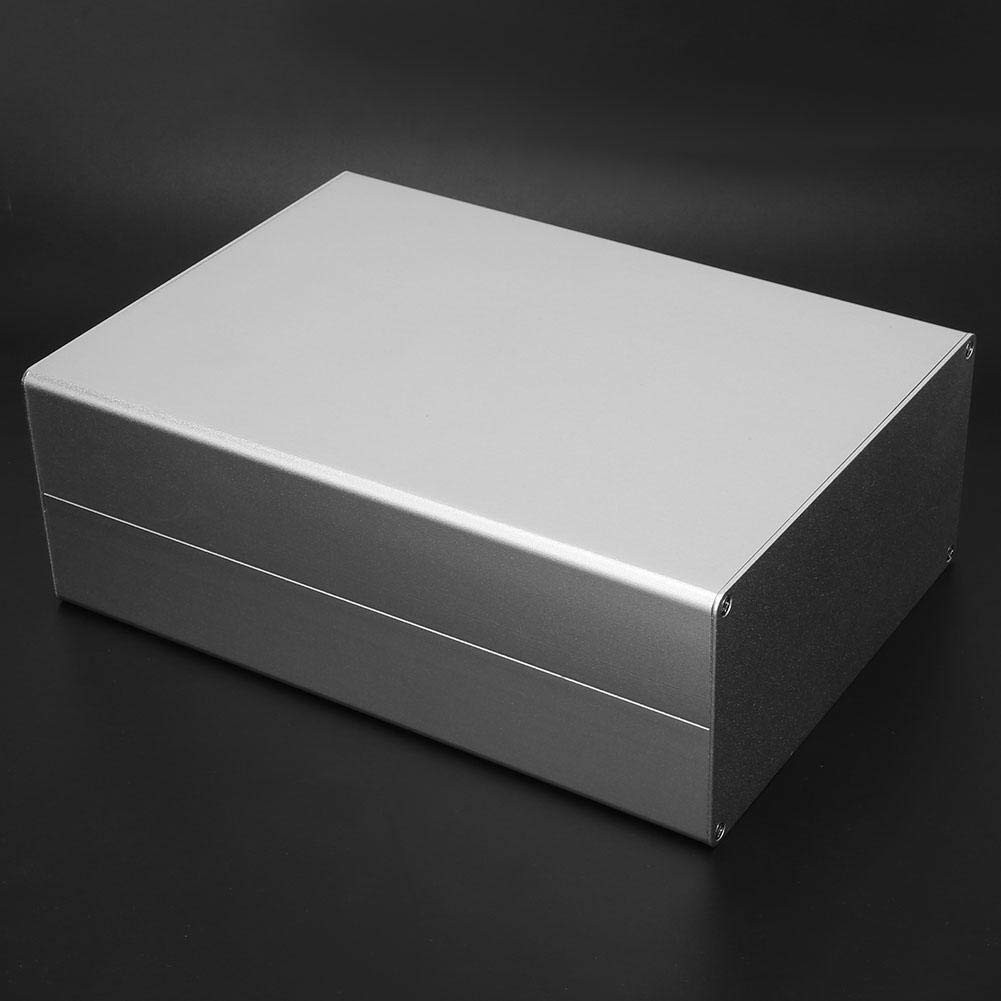 Aluminium Project Box, 80x160x220mm Matte Silver Electronic Enclosure Enclosure…