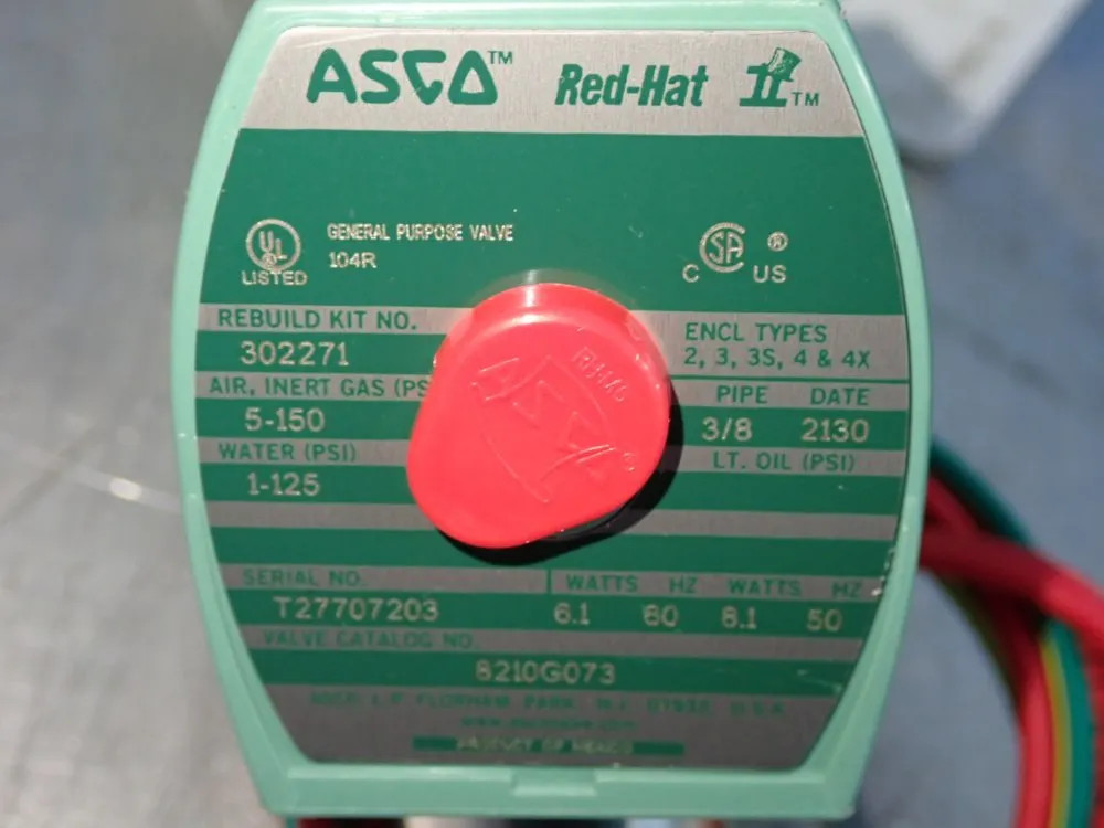 ASCO SOLENOID VALVE 8210G073